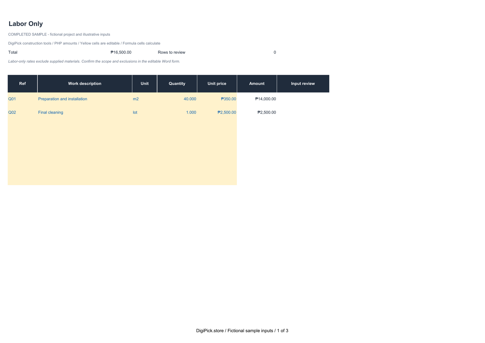 Construction Quotation Kit - Image 2