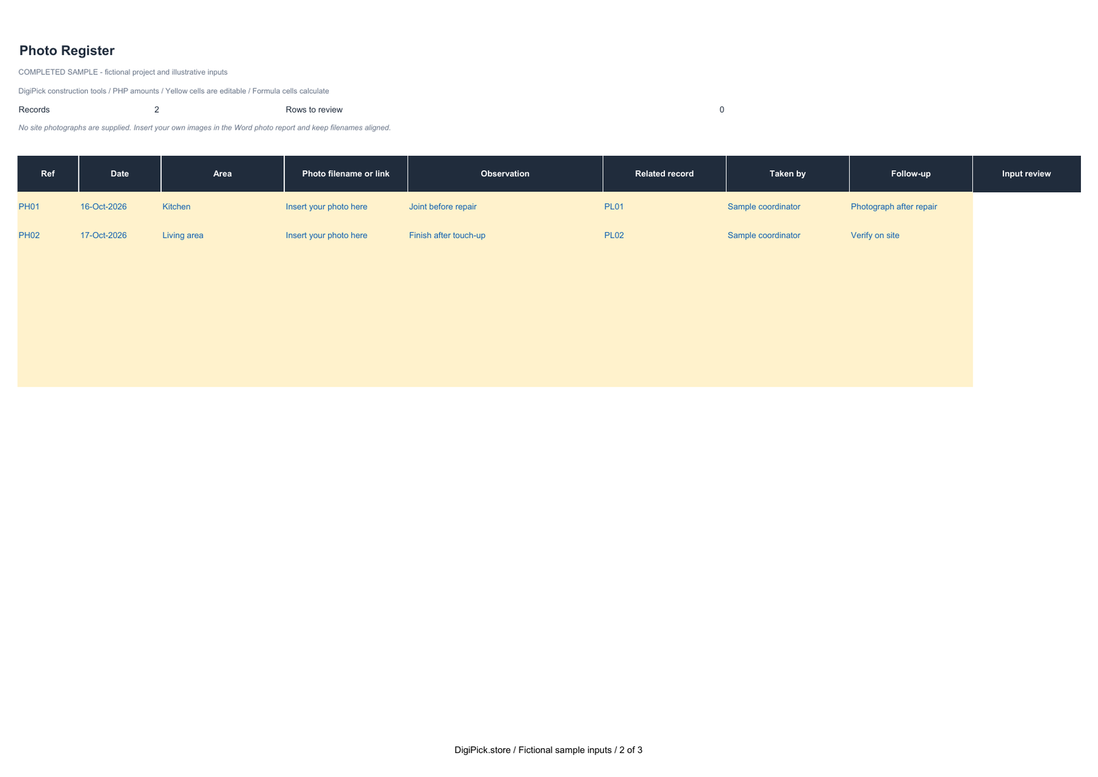 Site Punch List Kit - Image 3