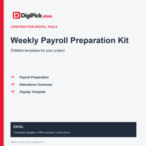 Weekly Payroll Preparation Kit