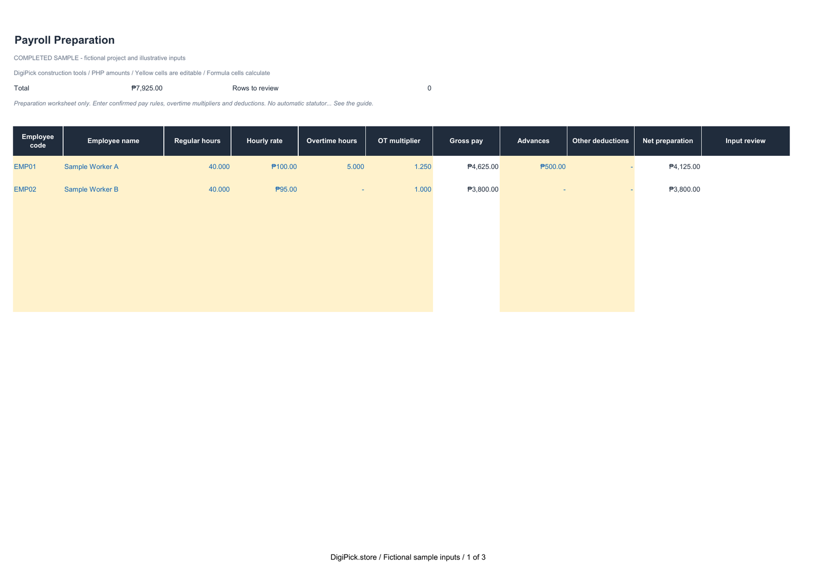 Weekly Payroll Preparation Kit - Image 2