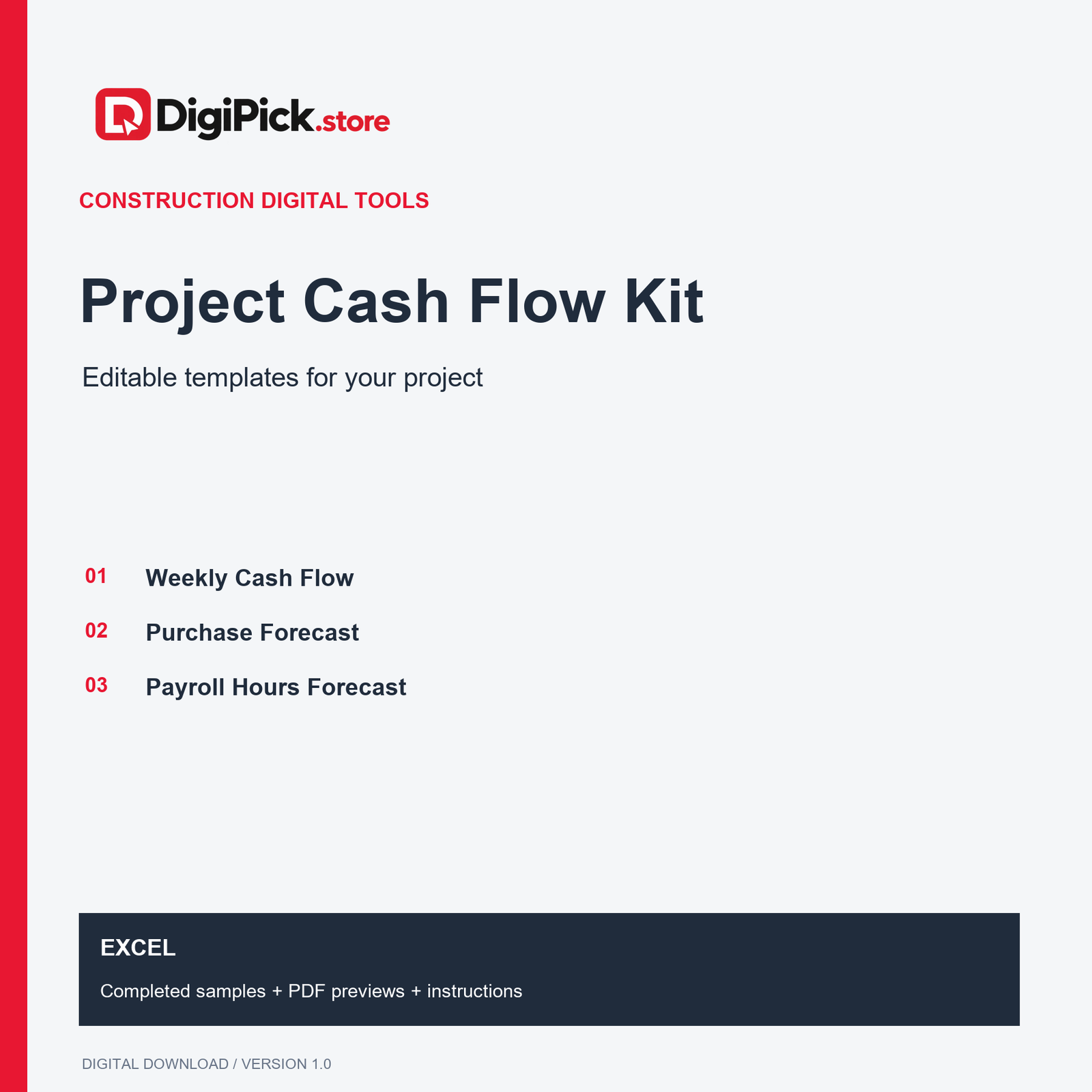 Project Cash Flow Kit