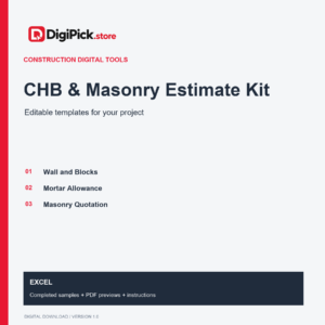 CHB & Masonry Estimate Kit