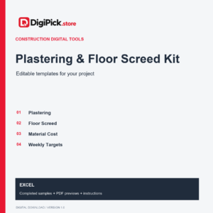 Plastering & Floor Screed Kit