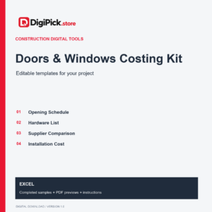 Doors & Windows Costing Kit