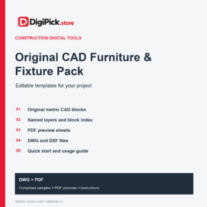 Original CAD Furniture & Fixture Pack
