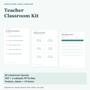 Teacher Classroom Kit - original DigiPick digital product cover