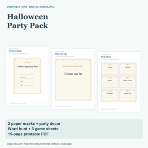 Halloween Party Pack - original DigiPick digital product cover