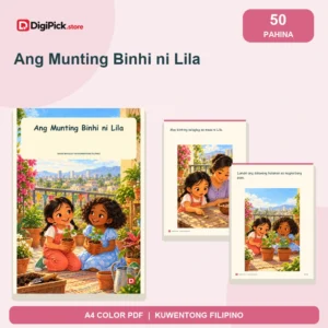 Ang Munting Binhi ni Lila - 50-Page Filipino Storybook (A4 PDF) - original DigiPick digital product cover