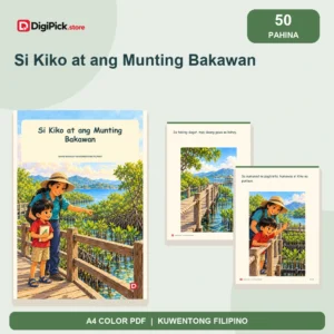 Si Kiko at ang Munting Bakawan - 50-Page Filipino Storybook (A4 PDF) - original DigiPick digital product cover
