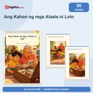 Ang Kahon ng mga Alaala ni Lolo - 50-Page Filipino Storybook (A4 PDF) - original DigiPick digital product cover