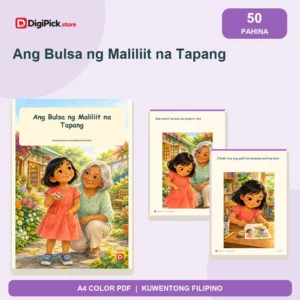 Ang Bulsa ng Maliliit na Tapang - 50-Page Filipino Storybook (A4 PDF) - original DigiPick digital product cover