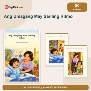 Ang Umagang May Sariling Ritmo - 50-Page Filipino Storybook (A4 PDF) - original DigiPick digital product cover