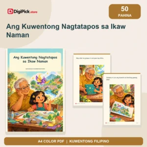Ang Kuwentong Nagtatapos sa Ikaw Naman - 50-Page Filipino Storybook (A4 PDF) - original DigiPick digital product cover